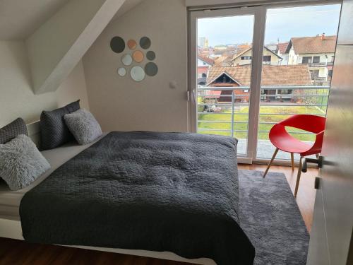 Una cama o camas en una habitación de Apartments Gradiska