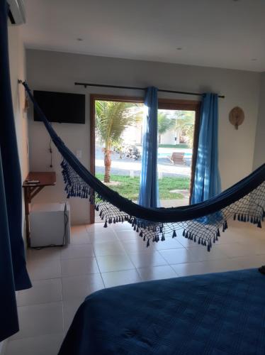 Χώρος καθιστικού στο Pousada Casa du Soleil Camocim