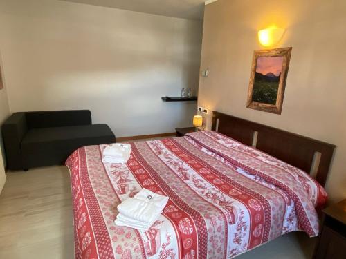 Letto o letti in una camera di Soggiorno Dolomiti