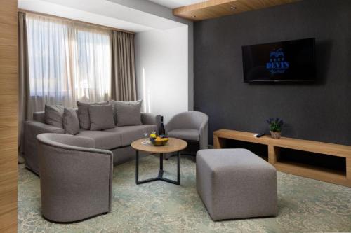 Posezení v ubytování Devin Spa Hotel