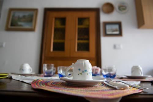 Příslušenství pro přípravu čaje a kávy v ubytování La casa dei nonni