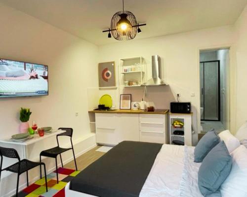 Kuchyň nebo kuchyňský kout v ubytování Apartment Jukic