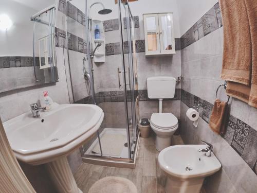 Koupelna v ubytování Casa vacanza Terra Mare