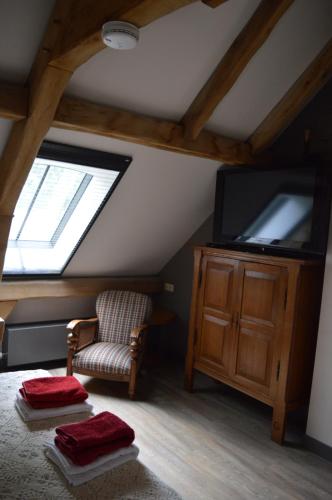Herberg d'n Driesprongにあるテレビまたはエンターテインメントセンター