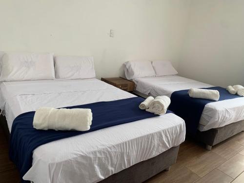 Posteľ alebo postele v izbe v ubytovaní Torremar Zorritos II