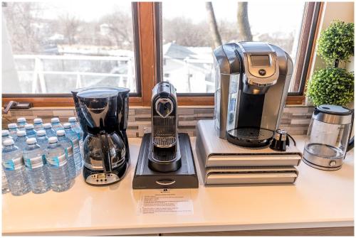 Villa Santoriniにあるコーヒーまたはお茶