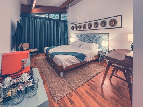 Una cama o camas en una habitación de Marina House Primero
