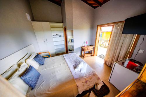 Ένα ή περισσότερα κρεβάτια σε δωμάτιο στο Villa Annapurna