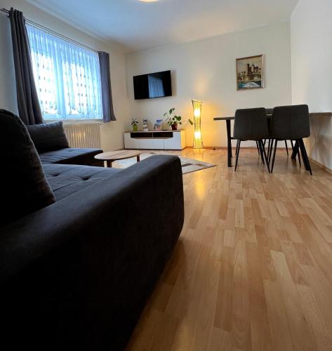 TV a/nebo společenská místnost v ubytování Ferienwohnung Bautzen Süd