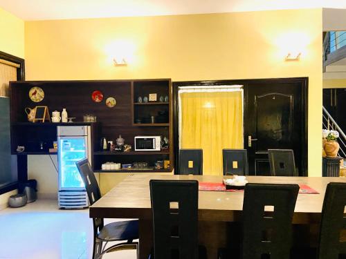 Dapur atau dapur kecil di Spring Gardens and Farmstay