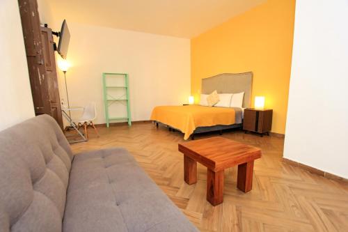 Posezení v ubytování Hotel Universidad