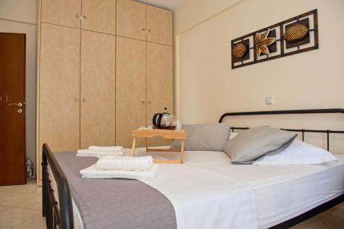 Postel nebo postele na pokoji v ubytování Lila's Villa