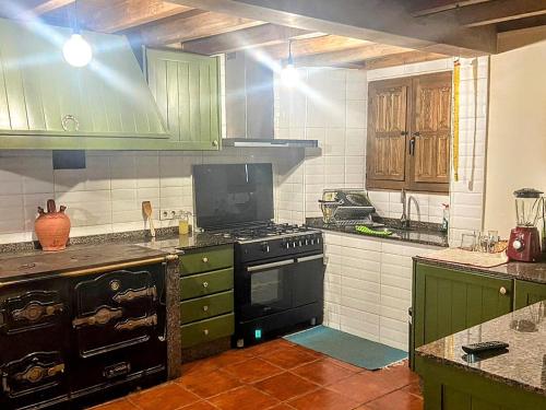 Casa brañas廚房或簡易廚房