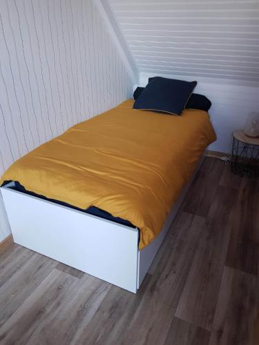 Postel nebo postele na pokoji v ubytování Fée Morgane - Chambres