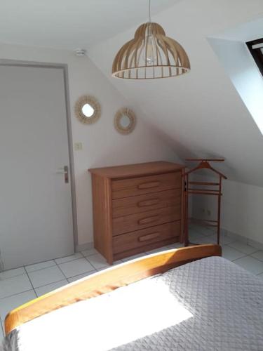 Posteľ alebo postele v izbe v ubytovaní Duplex entier 2 personnes centre ville