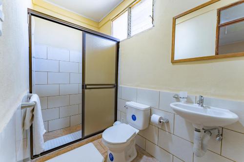 Koupelna v ubytování El Cocobolo Food&Rest Room 5 Bed and Breakfast WiFi AC Pkg gratis