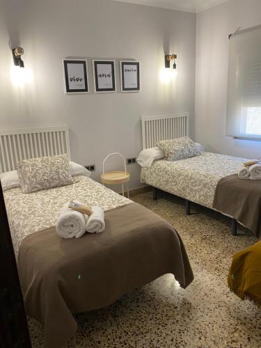Katil atau katil-katil dalam bilik di El chalet