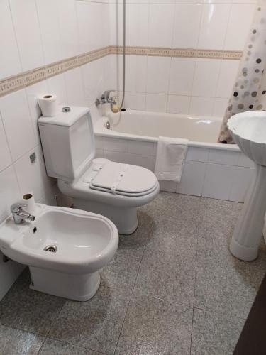 Koupelna v ubytování casa cardeal saraiva