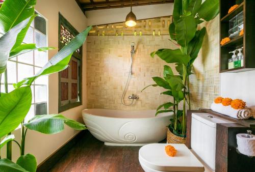Ένα μπάνιο στο Villa Kampung Kecil Boutique Hotel