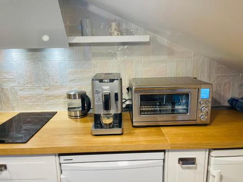 Kuchyň nebo kuchyňský kout v ubytování New Nida