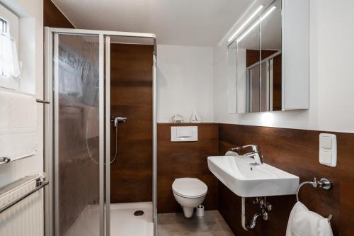 Koupelna v ubytování Ferienhaus Golden Retriever