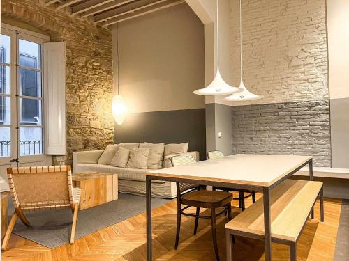 Posezení v ubytování Bell Lloc Girona High end design apartment