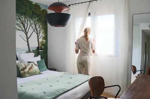 Postel nebo postele na pokoji v ubytování CALADEA Locations de Vacances 5 étoiles, piscine chauffée