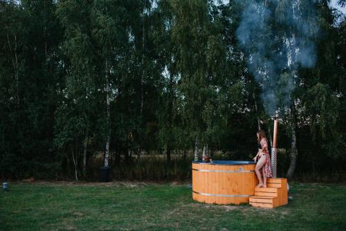 Tetamu yang menginap di Domek na Roztoczu Sauna & Jacuzzi
