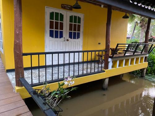 Balcon ou terrasse dans l'établissement Nokkamin Home Chiang Dao
