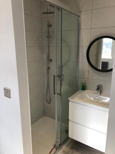 Ванная комната в Warlands Farm Guest House
