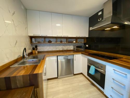 Kjøkken eller kjøkkenkrok på Linda y cómoda casa individual