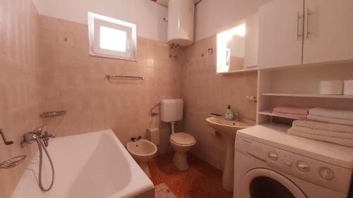 Koupelna v ubytování Apartman Vjeko
