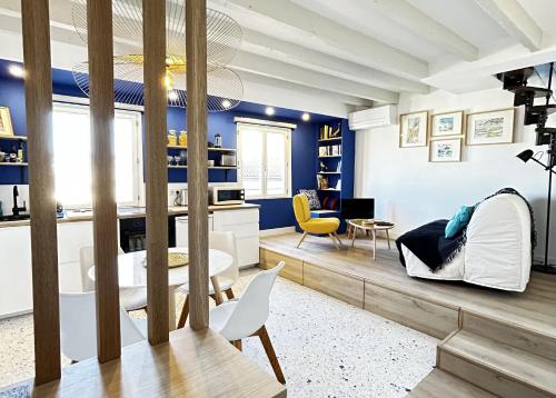 Nice Chateau Duplex Menica vue sur le vieux Nice