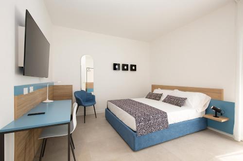 Katil atau katil-katil dalam bilik di Giada Luxury Terrasini