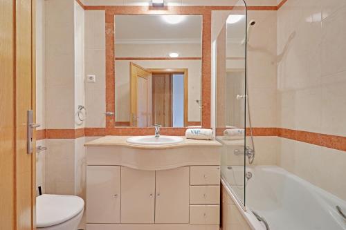 Koupelna v ubytování Palm Beach Apartment