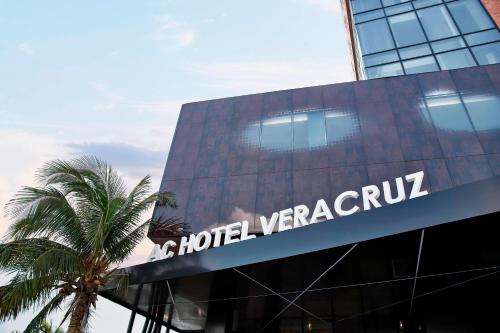 a sign on the side of a building at AC Hotel by Marriott Veracruz in Veracruz