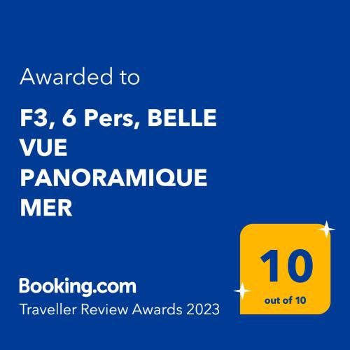 un signe jaune avec le texte attribué à peres dans l'établissement F3, 6 Pers, BELLE VUE PANORAMIQUE MER, à Berck-sur-Mer