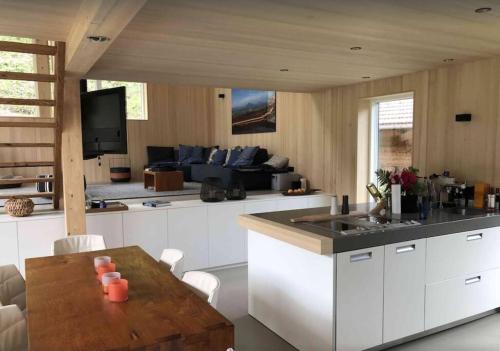 Χώρος καθιστικού στο NEU: Alpen-Chalet Seekarblick mit Pool