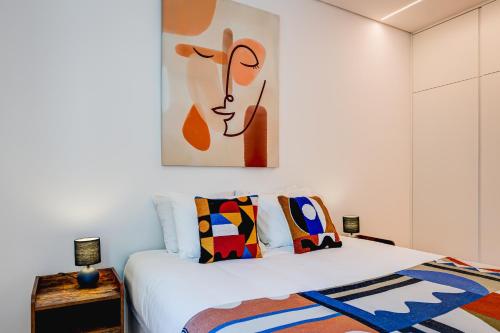 Katil atau katil-katil dalam bilik di Design Antas Home