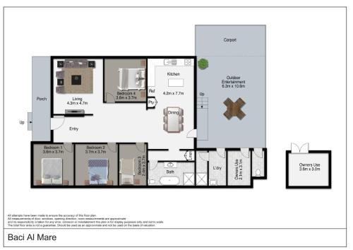 Κάτοψη του Baci Al Mare Pet Friendly 3 Mins Walk to Beach