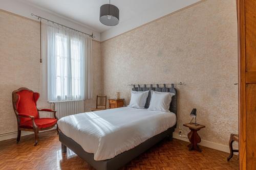 Posteľ alebo postele v izbe v ubytovaní L'Arriga - Maison pour 6 personnes