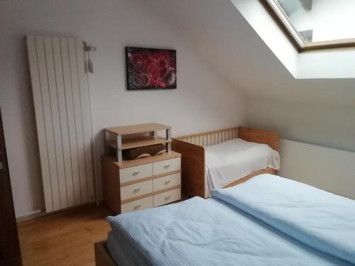 Postel nebo postele na pokoji v ubytování Ferienwohnung Steiner Gertrude