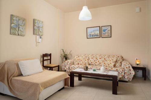 Χώρος καθιστικού στο Vidakis Villas 3