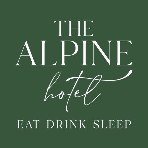 a sign that reads theine hotel eat drink sleepeat drink sleep at Alpine Hotel, Eat Drink Sleep in Warburton