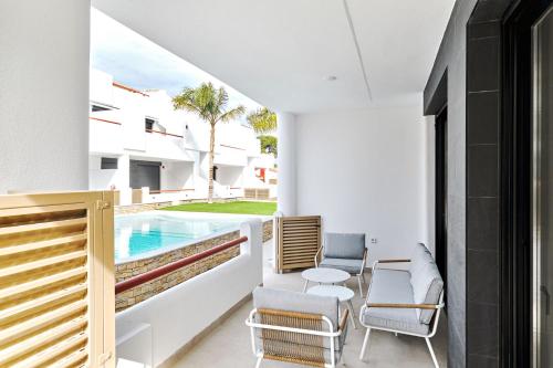 Bazén v ubytování Apartment Tropical Beach nebo v jeho okolí