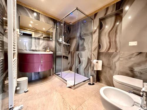 Koupelna v ubytování Dream suites