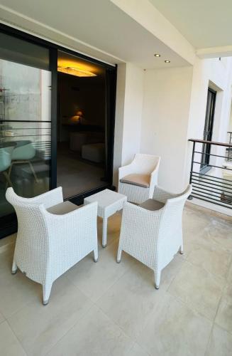 Area soggiorno di Residence Carlton Riviera