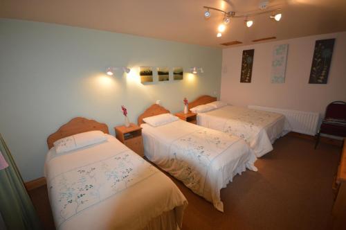 バリントイにあるCrockatinney guest houseのベッド2台が備わる部屋