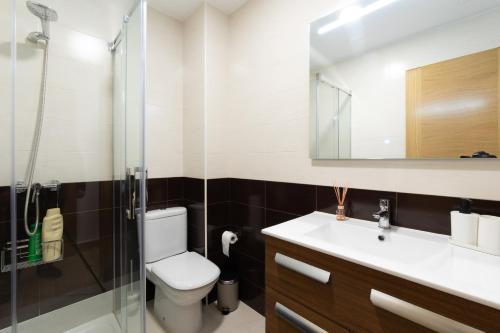 Koupelna v ubytování Apartamento Solpor Bueu