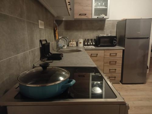 Küche/Küchenzeile in der Unterkunft Hostel Kosmopolit